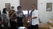 Anggota DPRD Belitung saat berkunjung ke DKPUS Babel, Belajar Penyelenggaraan Kearsipan dan Perpustakaan Babel, Rabu 5 Agt 2020.